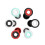 INF noise cancelling earplugs black red 2