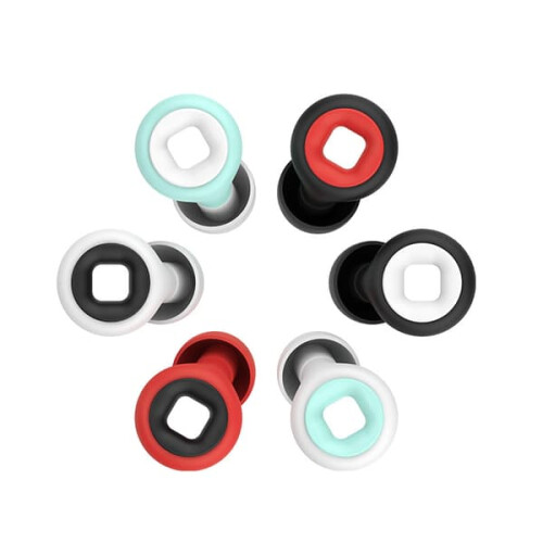 INF noise cancelling earplugs black red 1