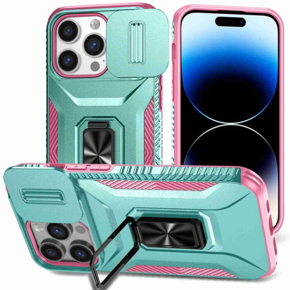 Iphone 14 Pro Max Slim Shockproof Hybrid Case Grey Green Green,Grey 9152228945685