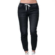 Women's High-Waisted Wide-Leg Denim Jeans Vintage Style