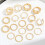 Knuckle Ring Set Black 18 Pieces 3