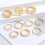 Knuckle Ring Set Black 18 Pieces 5