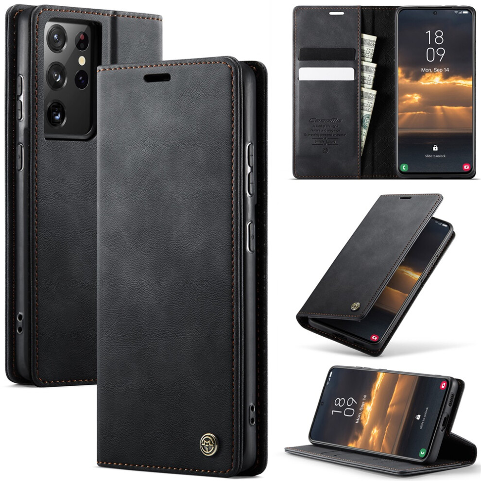 Caseme Calf Leather Wallet Case For Samsung Galaxy S21 9152228950009
