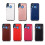 Samsung Galaxy A40 red case with card slot 5