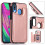 Samsung Galaxy A40 red case with card slot 6