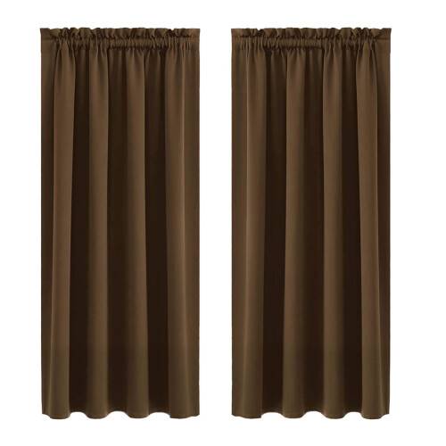 Black Silk Curtains for Bedroom and Kitchen Heat Insulation