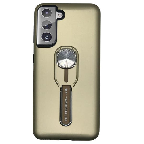 Samsung Galaxy S21 Plus case with holder silver 2