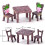 Miniature Table and Chairs Set 3 Pieces 4