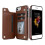 NKOBEE Red iPhone 8 Smart Wallet Case 6