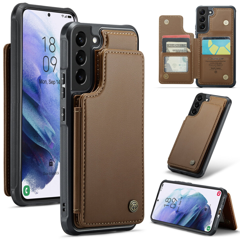 Caseme Leather Wallet Case For Samsung Galaxy S21 9152228955691