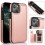 iPhone 13 Mini smart case with card holder red 4