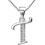 925 Sterling Silver Initial Pendant Necklace 18 inch 1