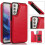 Samsung Galaxy S21 case with card holder red 5