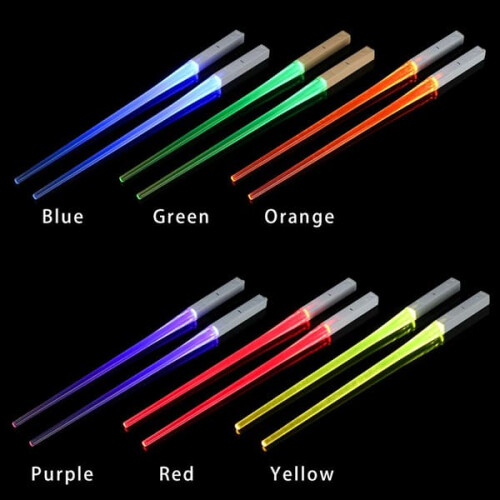 Luminous chopsticks blue light stick 1 pair 2