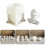 Hjort silikonform for epoksyharpiksgipsbaking 2