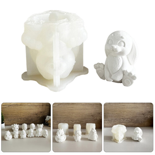 Hjort silikonform for epoksyharpiksgipsbaking 1