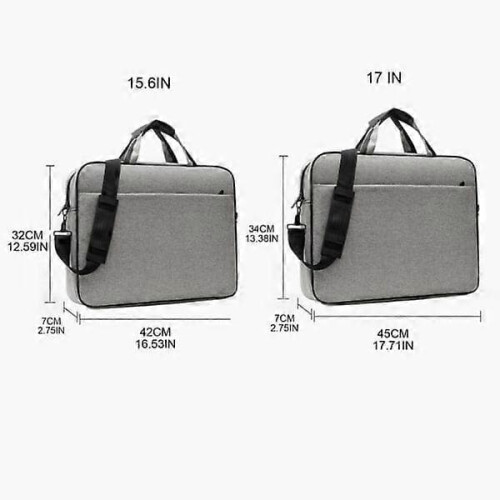 Laptoptas Schoudertas grijs 15,6 inch x 15,6 inch 1