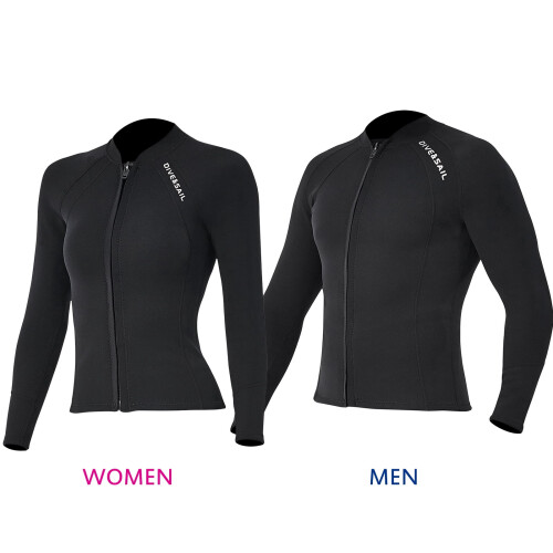 Wetsuit with zipper 2mm unisex