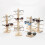 Wooden Eyeglasses Stand Durable Display Stand 1 Piece 5
