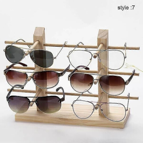 Wooden Eyeglasses Stand Durable Display Stand 1 Piece 1