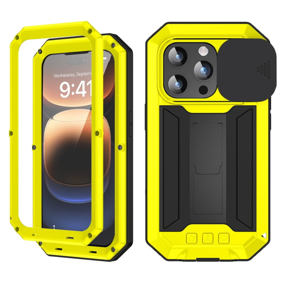 Iphone 16 Pro Max Metal Hybrid Case With Slide Camera 9130661286879