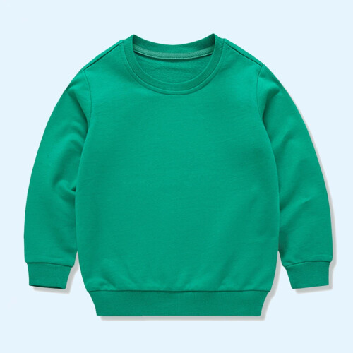 Kids' Long Sleeve Solid Round Neck Tee Casual Comfortable 1