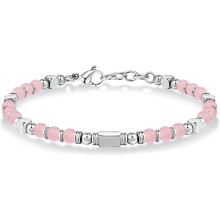 Boho Beaded Bracelet for Women Silver Gold 7+1 Inch