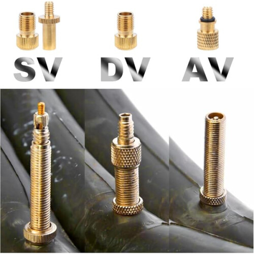 Bicycle pump nozzles Presta valve adapter set 30 pcs 2