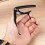 Zinc Alloy Guitar Capo Silver 1 Piece 3
