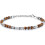 Women's Beaded Boho Bracelet Silver Gold 7+1 Inch 1