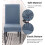 Dining Room Chair Covers Light Blue Stretchy Washable Set 2
