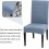 Dining Room Chair Covers Light Blue Stretchy Washable Set 3
