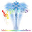 Frozen snowflake wand with sound effect 2 pieces 4