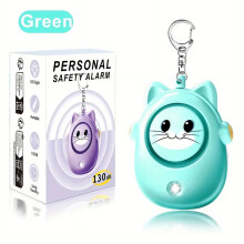 Women's Personal Safety Alarm Keychain 130dB with Strobe