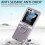 Samsung Galaxy Z Flip 6 glitter case silver slim shockproof 3