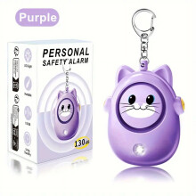 Personal Safety Alarm Keychain 130dB with Strobe Light
