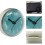 Mini suction cup wall clock bathroom waterproof 1 pack 2