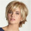 Women's short microwave hair clip with bangs 2