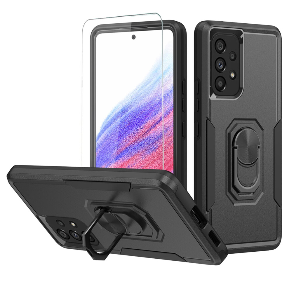 Xhy Galaxy A53 5G Case Dual-Layer Shockproof Black 9170372499007