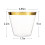 Plastic Cocktail Glasses Clear Rimmed 9 oz 25 Pack 4