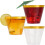 Plastic Cocktail Glasses Clear Rimmed 9 oz 25 Pack 5