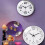 Wall Clock White Frame Silent Quartz 8 Inch 5