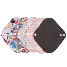 Reusable Menstrual Pads Washable Cloth Panty Liners 4 pcs