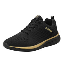 Outdoor-Mesh-Laufschuhe für Damen und Herren, Gold, Größe