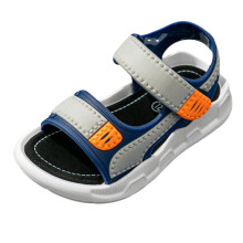 Sandalias para niño con correa ajustable, ligeras, color azul, talla 2