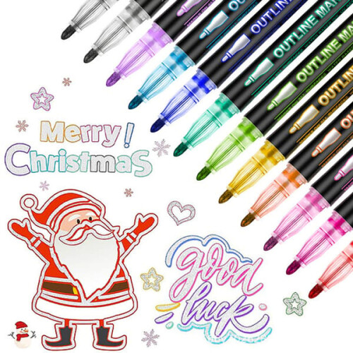 Glitter and Metallic Gel Pens 24 Colors 2