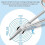 Ostomy Scissors Stainless Steel Blunt Tip 1 Pair 4