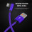Type C ladekabel for Android fargeendring 3 meter 7