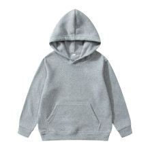 Grijze pullover hoodie voor jongens, maat 11-12 jaar.