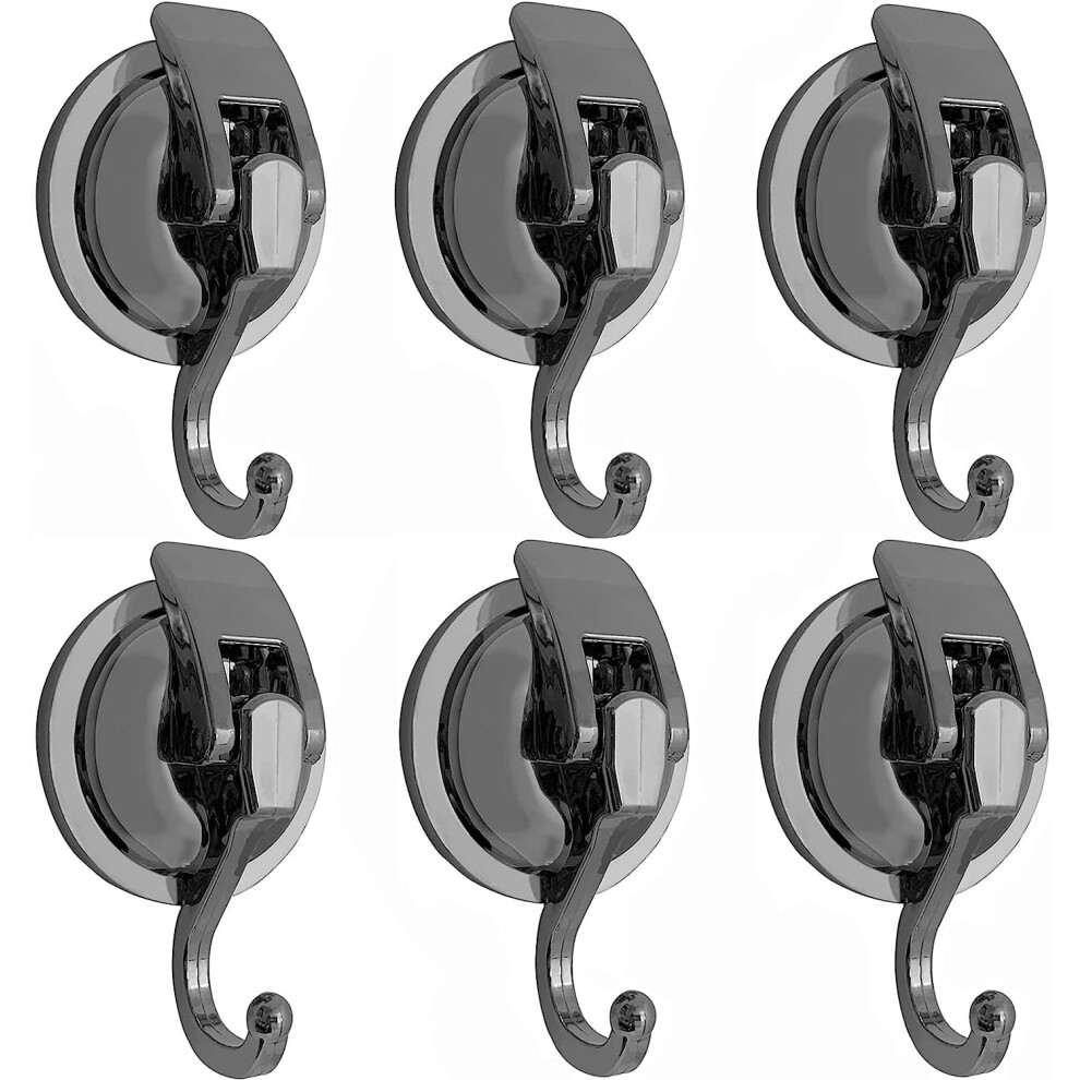 Heavy Duty Suction Cup Hooks For Glass 6 Pack 974856581344